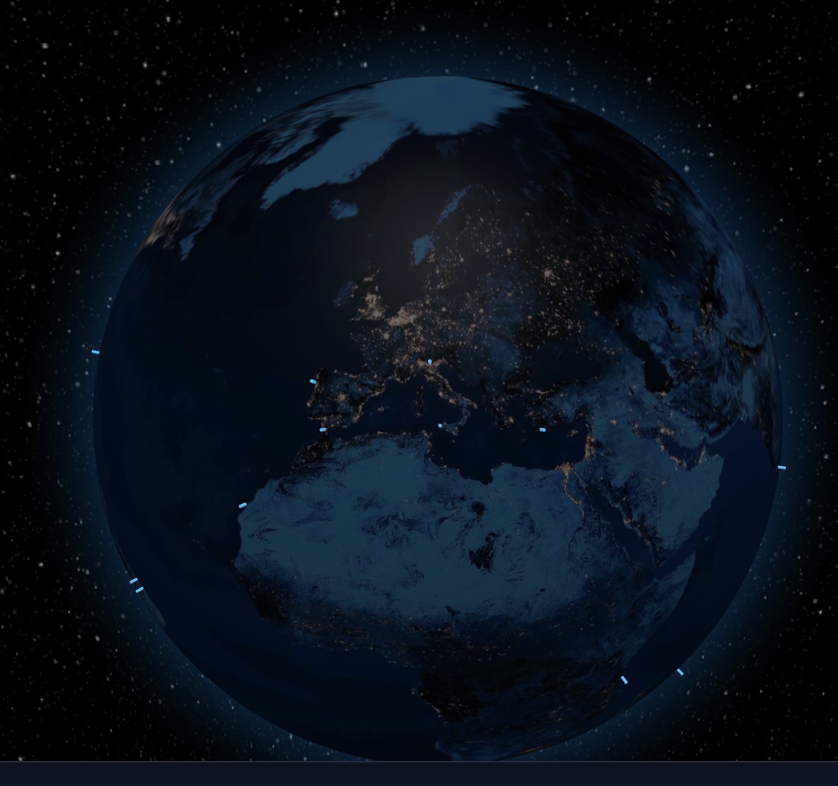 3D globe preview